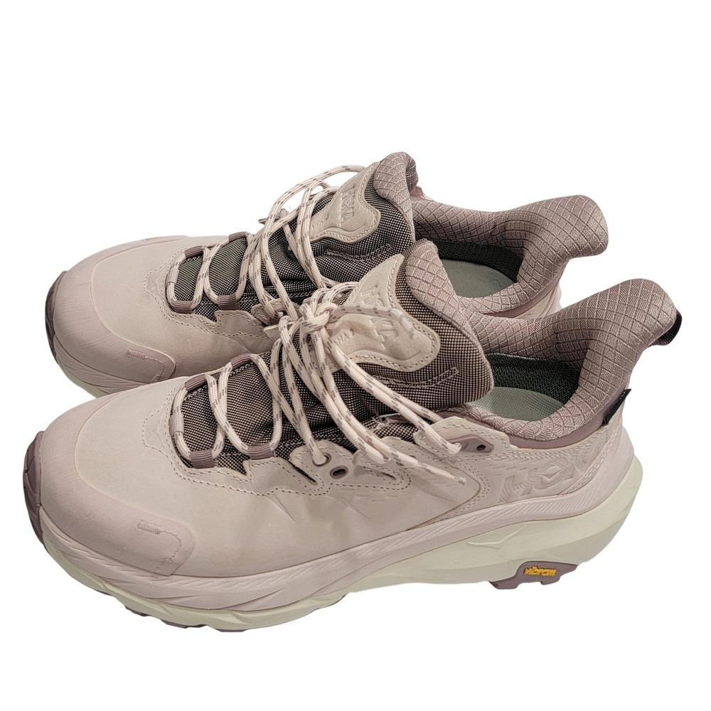 Hoka Kaha 2 Low GTX Womens Waterproof Trail Running Shoes Dusty Rose Sz 9.5B